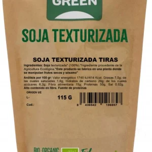 Soja Texturizada en Tiras Bio · Naturgreen · 115 gramos