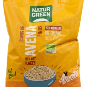 Copos de Avena Finos Sin Gluten Bio · Naturgreen · 1 kg
