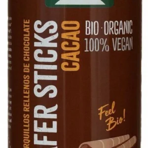Barquillos Rellenos de Chocolate · Naturgreen · 140 gramos