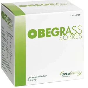 Obegrass · Actafarma · 60 sobres