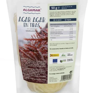 Agar-Agar en Tiras · Algamar · 50 gramos