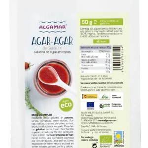 Agar-Agar en Copos · Algamar · 50 gramos