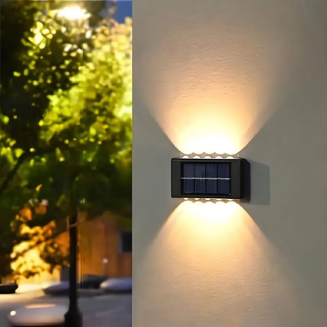 Focos Solar Bidireccional de Pared Exterior Pack x2 - Imagen 5