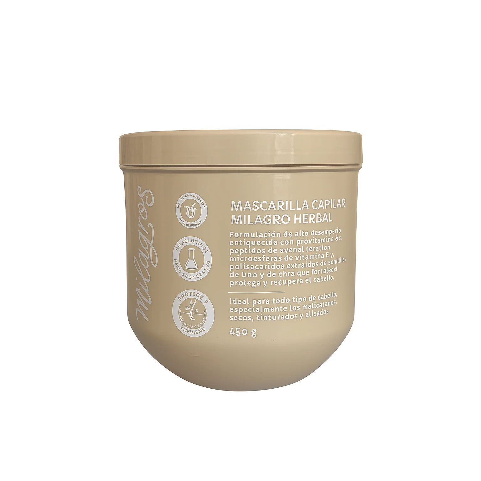 MILAGROS MASCARILLA CAPILAR MILAGRO HERBAL x450g